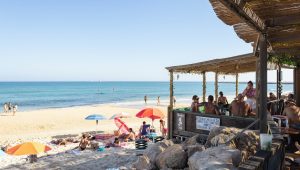 bar de praia aveiro sunset